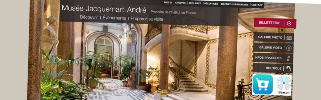 Le Musée Jacquemart pousse une information au moment où le visiteur en a besoin: devant une oeuvre d'art. Aujourd'hui, vous pouvez proposer une remise quand un passant passe devant votre restaurant, un menu quand vos vacanciers rentrent de la plage. Il suffit d'un smartphone, d'une petite application, et de contenus avec vos offres.